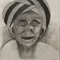 My project for course: Graphite Line Drawing for Portrait Sketchbooking. Artes plásticas, Esboçado, Desenho, Desenho de retrato, e Sketchbook projeto de Julie Hochstadter - 08.07.2023