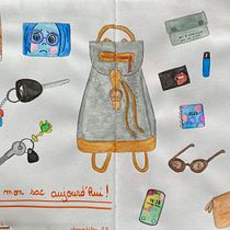 Mon projet du cours : Journal intime illustré : pratiquez au quotidien la pleine conscience. Fine Arts, Sketching, Creativit, Drawing, and Sketchbook project by meve_osmond - 07.08.2023