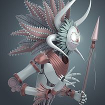 Mi proyecto del curso: Modelado de personajes en Maya. Un proyecto de 3D y Modelado 3D de Paula Núñez - 08.07.2023