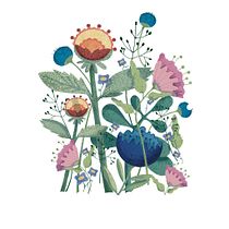 My project for course: Floral Illustration with Gouache Paint. Ilustração digital, Ilustração botânica, e Pintura guache projeto de Alina Nagirnyak - 09.07.2023