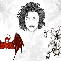 Meu projeto do curso: Desenho de tatuagem blackwork. Projekt z dziedziny Trad, c, jna ilustracja, Ilustracja c, frowa i Projektowanie tatuaż użytkownika Carolina OFIR - 09.07.2023