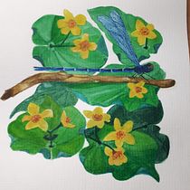 Mein Abschlussprojekt für den Kurs: Naturillustrationen mit Aquarell und Gouache. Fine Arts, Painting, Watercolor Painting, Botanical Illustration, Naturalistic Illustration, and Gouache Painting project by Heike Grebe - 07.10.2023