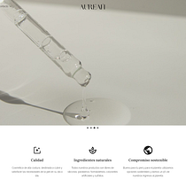 Mi proyecto del curso: e-commerce de cosmética natural. Projekt z dziedziny UX / UI, Informat, ka, Web design, Tworzenie stron internetow, ch, Programowanie bez kodu, Projektowanie produktu c i frowego użytkownika Sara Barredo - 10.07.2023