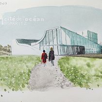 My project for course: Architectural Illustration with Watercolor. Un projet de Illustration traditionnelle, Esquisse , Dessin, Aquarelle, Illustration architecturale , et Carnet de croquis de Carolina De Assis - 10.07.2023