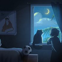My project for course: Digital Background Painting for Animation. Projekt z dziedziny Trad, c, jna ilustracja,  Animacja, Ilustracja c, frowa, Malarstwo c i frowe użytkownika r_baidas - 10.07.2023