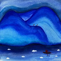 Mi proyecto del curso: Técnicas modernas de acuarela: colores, fantasía y emoción. Traditional illustration, Fine Arts, Painting, and Watercolor Painting project by olga.bely - 07.10.2023