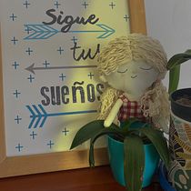 Mi proyecto del curso: Muñecos de tela: diseño, costura y creación de contenido. Un projet de Artisanat, Conception de jouets, Réseaux sociaux, Photographie smartphone, Photographie de produits, Couture, Photographie pour Instagram , et Confection de patrons et vêtements de Luz Stella Barragán Hernández - 04.07.2023