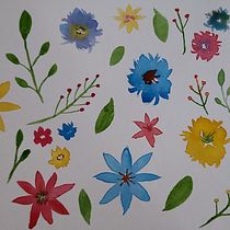 Mon projet du cours : Motifs floraux à l’aquarelle avec des couleurs vibrantes. Traditional illustration, Pattern Design, Watercolor Painting, and Botanical Illustration project by malaurie22 - 07.10.2023