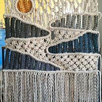 My project for course: Basic Macramé: Knot Nature-Inspired Tapestries. Un progetto di Macramè e Textile Design di amyhayden5 - 11.07.2023