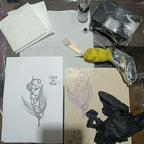 Meu projeto do curso: Tatuagem para principiantes. Tattoo Design project by Diana Magalhães - 06.04.2023