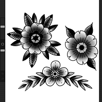 Meu projeto do curso: Tatuagem para principiantes. Tattoo Design project by naritathacila - 07.11.2023