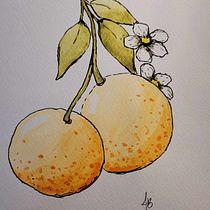 Ejercicio Unit 2. Traditional illustration, Fine Arts, Watercolor Painting, and Naturalistic Illustration project by Audrey Bernard - 07.11.2023