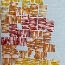Meu projeto do curso: Sketchbook com carimbos feitos à mão. Un proyecto de Ilustración tradicional, Pattern Design, Estampación, Sketchbook y Grabado de Thaís Medeiros - 11.07.2023