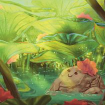 My project for course: Atmospheric Scenes in Procreate: Paint with Color and Light. Ilustração tradicional e Ilustração digital projeto de lena.tsch - 11.07.2023