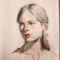 My project for course: Classical Portrait Drawing: The Renaissance Man’s Method Ein Projekt aus dem Bereich Bildende Künste, Skizzenentwurf, Zeichnung, Porträtzeichnung, Realistische Zeichnung und Artistische Zeichnung von tamnguyen1601 - 13.07.2023