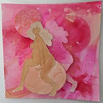 My visual mantra for my childbirth. Traditional illustration, Sketching, Creativit, Drawing, Watercolor Painting, and Sketchbook project by Fanny Blanchard Faunethics - 07.12.2023