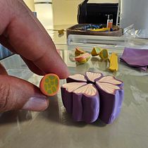 Mi proyecto del curso: Composiciones en arcilla polimérica para principiantes. Design de acessórios, Artesanato, Design de joias, e DIY projeto de Yomaira Duncan - 12.07.2023