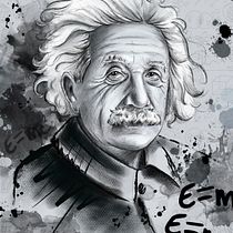 Mi proyecto del curso: Albert Einstein. Projekt z dziedziny Trad, c, jna ilustracja, Grafika wektorowa, Ilustracja c, frowa i Portret użytkownika Eva - 12.07.2020