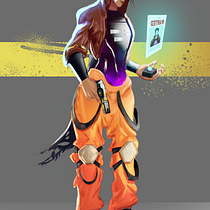 Concept art para diseño de personajes y worldbuilding: Eve Romero Ein Projekt aus dem Bereich Traditionelle Illustration, Design von Figuren, Digitale Illustration, Concept Art, Digitale Zeichnung und Digitale Malerei von Gabriel Nava - 11.07.2023