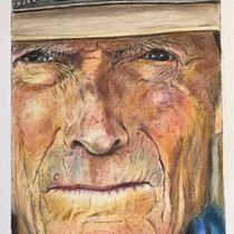 Mijn project van de cursus: Realistisch portretteren met kleurpotloden. Traditional illustration, Fine Arts, Pencil Drawing, Drawing, Portrait Drawing, Realistic Drawing, Artistic Drawing, and Colored Pencil Drawing project by m.vanschie - 07.12.2023