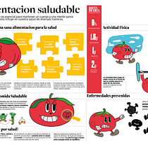 (Recibo Feedback) Infografia para Restaurante Ficticio sobre Dieta Alimentaria. Un projet de Design graphique, Design de l'information, Design d'interaction et Infographie de inakimatias - 12.07.2023
