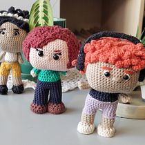 Mi proyecto del curso: Amigurumis: personas tejidas a crochet. Arts, Crafts, To, Design, Fiber Arts, Crochet, Amigurumi, and Textile Design project by miriam_valdebenito_r - 07.12.2023