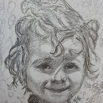 Mi proyecto del curso: Cuaderno de retratos a línea con grafito. Esboçado, Desenho, Artes plásticas, Desenho de retrato, e Sketchbook projeto de yolandajulia - 13.07.2023