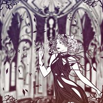 Mon projet du cours : Portrait illustré dans le style Art nouveau. Un projet de Illustration traditionnelle, Beaux Arts, Illustration numérique, Dessin de portrait, Dessin artistique, Dessin numérique , et Peinture numérique de Ophélie Verspeek - 13.07.2023