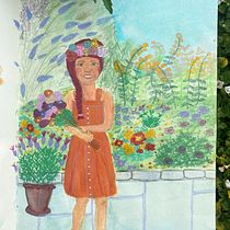 Mijn project van de cursus: Sketchbook om je tekenstijl te verkennen. Un proyecto de Ilustración tradicional, Bocetado, Creatividad, Dibujo, Pintura a la acuarela, Sketchbook y Pintura gouache de lizette_abrahams - 13.07.2023