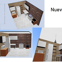 Mi proyecto del curso: Nueva Cocina. Interior Architecture, Interior Design, Interior Decoration, and Spatial Design project by caam174 - 07.13.2023