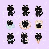 Kit the cat . Ilustração tradicional, e Design de personagens projeto de Ana Vergara - 14.07.2023