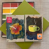 My project for course: The Art of Tea Bag Painting. Fine Arts, Painting, Watercolor Painting, and Gouache Painting project by Csilla Gömöri - 07.14.2023