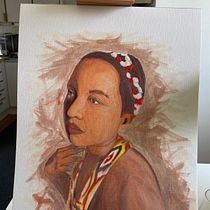 My project for course: Portrait Painting with Oil: Explore Light and Shade. Un projet de Beaux Arts, Peinture , et Peinture à l'huile de d4phw7tz94 - 14.07.2023