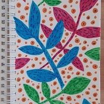 My project for course: Botanical Patterns in a Sketchbook: Conquer the Blank Page. Ilustração tradicional, Pattern Design, Ilustração botânica, e Sketchbook projeto de neligrigorova358 - 14.07.2023