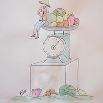 Mon projet du cours : Techniques d’illustration pour débloquer votre créativité. Projekt z dziedziny Design, Trad, c, jna ilustracja,  Sztuki piękne,  Malarstwo, Kreat, wność, Kreat, wne zabaw, z dziećmi i Sketchbook użytkownika veronique_lauron - 14.07.2023