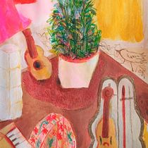 Mi proyecto del curso: Técnicas de gouache para ilustración. Traditional illustration, Sketching, Creativit, Drawing, Watercolor Painting, Sketchbook, and Gouache Painting project by Beatriz Pérez Peiró - 07.14.2023