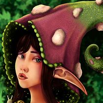 Mi proyecto del curso: Retratos digitales de fantasía con Photoshop. Traditional illustration, Drawing, Digital Illustration, Portrait Drawing, Digital Drawing, and Digital Painting project by giulieta06 - 07.13.2023