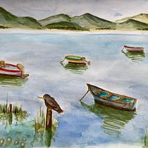 Mi proyecto del curso: Pintura en acuarela de paisajes marinos Ein Projekt aus dem Bereich Malerei, Aquarellmalerei und Naturalistische Illustration von Claus Alkim - 15.07.2023