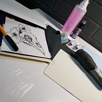 Mi proyecto del curso: Tatuaje para principiantes. Tattoo Design project by spooky_shawty20 - 07.15.2023