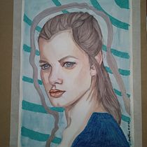 Mi proyecto del curso: Retrato en acuarela a partir de una fotografía. Un projet de Illustration traditionnelle, Aquarelle , et Dessin de portrait de Angélica Botero - 15.07.2023