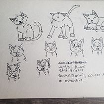 Leo criatura la noche . Traditional illustration, Character Design, Comic, and Manga project by Staz Gore - 07.15.2023