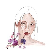 acuarellelu instagram. Un progetto di Illustrazione tradizionale, Belle arti, Pittura, Disegno, Pittura ad acquerello, Disegno di ritratti e Disegno artistico di luciaparceiro03 - 16.07.2023