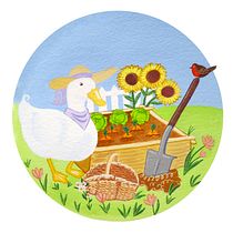 My project for course: Gouache: Paint Natural Worlds from Imagination. Character Design, Painting, Drawing, Children's Illustration, and Gouache Painting project by marika.ashley - 07.16.2023