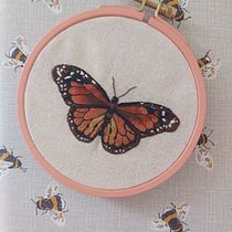 Mi proyecto del curso: Técnicas de bordado realista. Traditional illustration, Embroider, and Textile Design project by monimoni_91_ - 07.16.2023