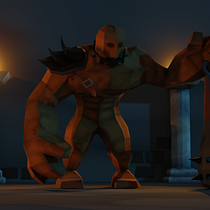 Mi proyecto del curso: Modelado de personajes low poly para videojuegos Ein Projekt aus dem Bereich 3D, 3-D-Modellierung, Videospiele, Design von 3-D-Figuren und Design für Videospiele von Víctor Manuel Muñoz Cara - 16.07.2023