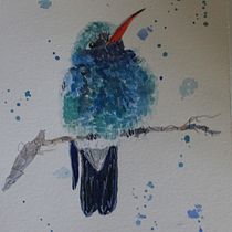 My project for course: Artistic Watercolor Techniques for Illustrating Birds. Traditional illustration, Watercolor Painting, Realistic Drawing, and Naturalistic Illustration project by Pat Book - 07.16.2023
