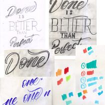Mi proyecto del curso: Introducción al hand lettering: composición de letras coloridas. Lettering, H, and Lettering project by Sebastián Gavilán Parra - 07.17.2023