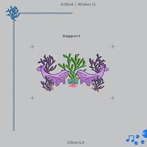 Mi proyecto del curso: Ilustración para estampados con alma : Whalien 52. Un progetto di Illustrazione tradizionale, Pattern design, Illustrazione vettoriale e Stampa di Julieta garcia argañaraz - 17.07.2023