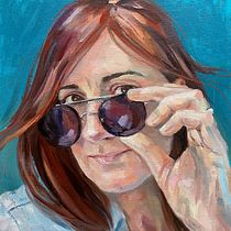 Mi proyecto del curso: Pintura de ojos al óleo: el alma del retrato. Painting, and Oil Painting project by Mónica Torralba - 05.29.2023