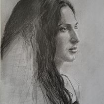 My project for course: Graphite Drawing Techniques for Planar Portraiture. Fine Arts, Sketching, Drawing, Portrait Drawing, Realistic Drawing, and Artistic Drawing project by Sonam Norbu - 07.15.2023